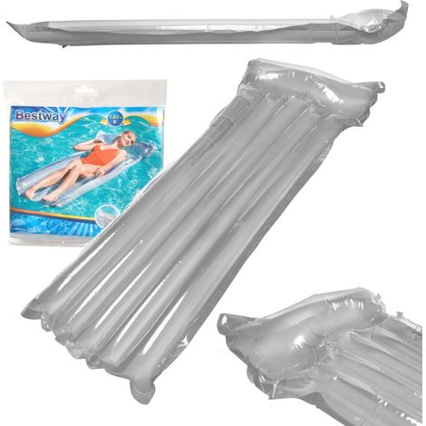 BESTWAY 44013 Colchón de natación inflable gris
