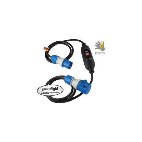 Alargador IEC con disyuntor PRCD IP44 - SCHWABE - 45224