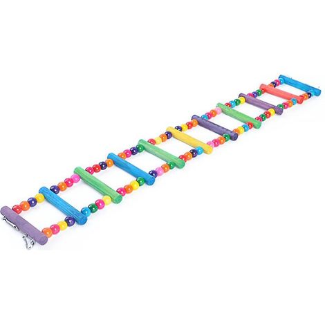 jouets Pour Oiseaux Pour Perroquet, Chelle, Balanoire, Dressage Pont Arc-en-ciel Pour Perroquets, Perruches, Conures (1/5)