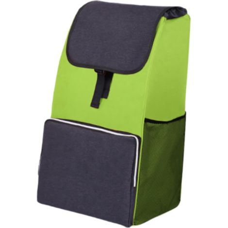 Shopping Trolley Bag, Replacement Accessory with Front Pocket, Portable Model, Green (1/5)