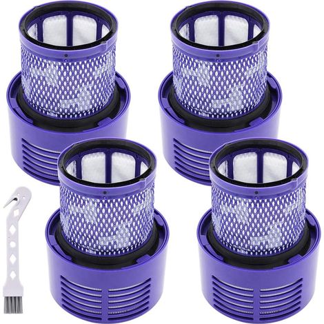 Unità filtro lavabile per Dyson V10 Cyclone Series, per Dyson V10. Parti di ricambio per aspirapolvere SV12 Cyclone Animal Absolute Clean DY-969082-01, confezione da 4 (1/5)
