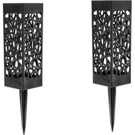Lot de 2 vases de cimetière, supports à fleurs pour pierres tombales, décorations commémoratives, contenants à fleurs pour cimetière. (1/4)
