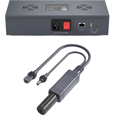 PoE-Injektor für Starlink Mini Version, 5-in-1 Smart PoE-Injektor- und Splitter-Kit für Starlink Mini Antenne (US-Stecker) (1/5)