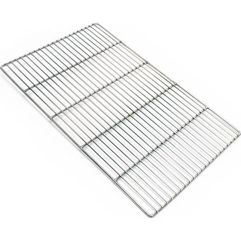 Grille de barbecue carrée, en acier inoxydable, 60x40cm, pour une utilisation sur terrasses et jardins, Style 1 (1/5)