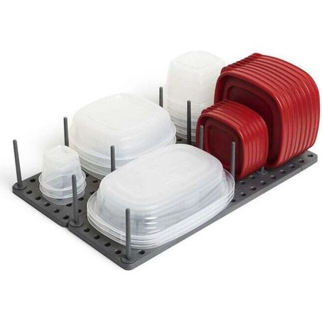 Kitchen Cabinet Organizer, Shelves and Drawers, Adjustable Storage System for Food Containers, Pans, Lids and More (1 Pack) MUMU
