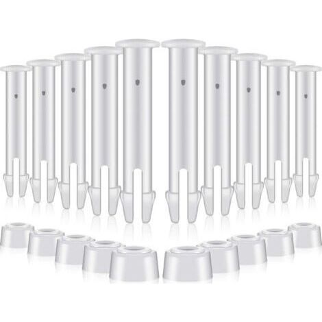12 Pièces Goupilles en Plastique pour Intex Round Metal Frame Pools Pièces de Rechange pour Joints de Piscine pour Joints de Piscine,Remplacement de pièces de Rechange Joint Pins(6cm/2.36in)
