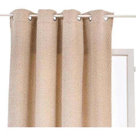 Cortina Fran 140 x 260 cm, color beige - Atmosphera créateur d'intérieur (1/5)