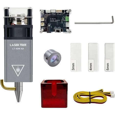 Tête Laser, Haute Précision, Capacité de Découpe Puissante, LT-40W-AA-12V (1/2)