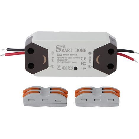 Ortviai Disjoncteur intelligent WiFi 90-250 V avec bornier rapide, compatible Alexa et Google Home (1/5)