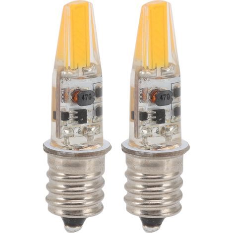 Lot 2 ampoules E12 2W 12V – candélabre – économie d’énergie – lumière chaude – Haofy (1/5)