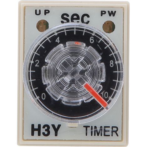 Relais temporisé H3Y-2, 8 broches réglables, haute précision, appareils ménagers, fournitures électriques 0-10s24VDC (1/5)