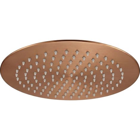 Soffione doccia rotondo REA JS-P014BRG 25cm Brush Copper (1/5)