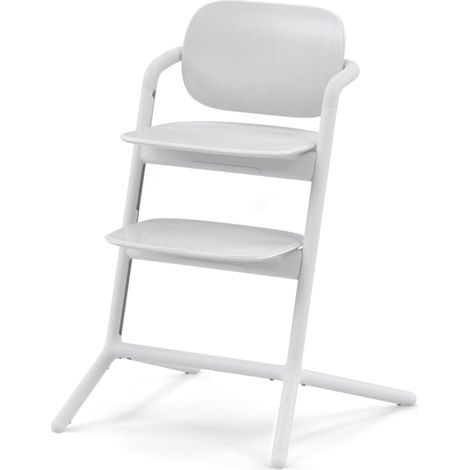 Set Chaise Haute 4en1, évolutive, 0 - 99 ans, Peut être utilisé dès la naissance Inclus Nid de transat, Set pour bébé, Plateau de collation, Réducteur nouveau-né, Appui-tête et Set Adaptateurs : Alum (1/5)