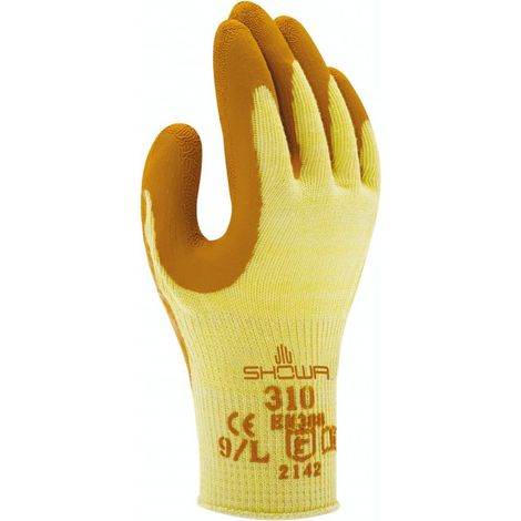 Showa 310 Guanto Da Lavoro Maglia Senza Cuciture Lattice Usi Generici 8/M