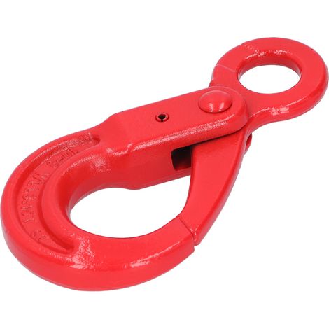 Crochet de sécurité à verrouillage automatique en acier allié, en forme d'œil, pour levage et remorquage, capacité 3,15 T (1/5)