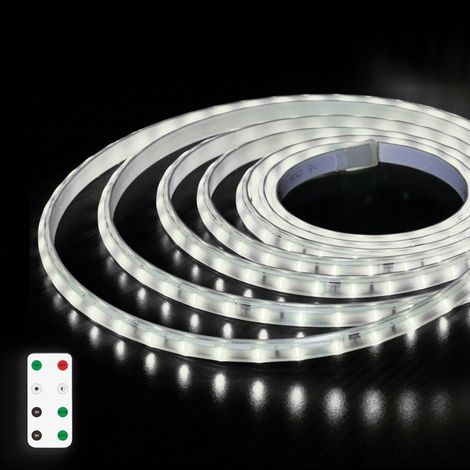 Kit de ruban LED solaire de 10 m, 0,2 W/m, 6500 K