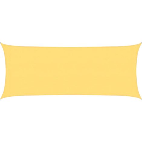 Toldo de vela beige HDPE 160 g/m² 2x5 m vidaXL