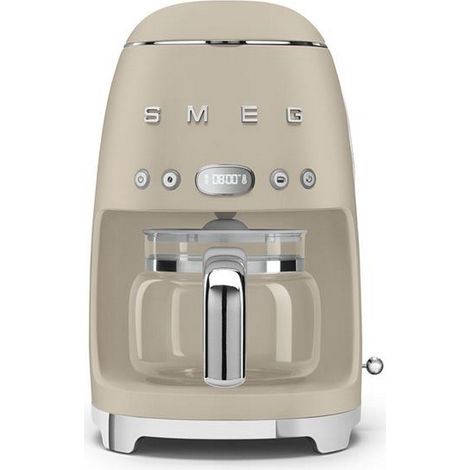 Machine à café filtre programmable Smeg DCF02MLMEU Design Années 50 1050 W Beige Lin 10 tasses (1/4)