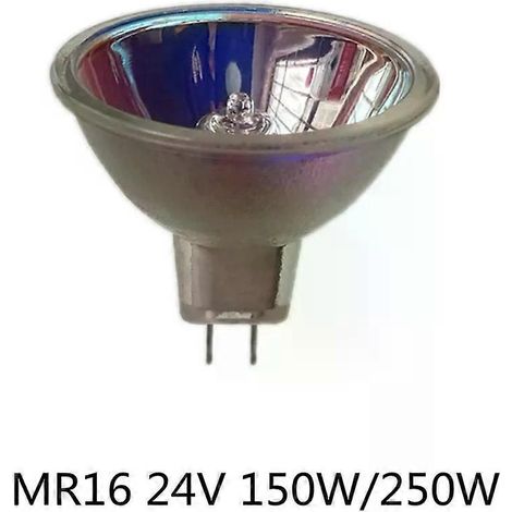 Projecteur MR16 24V 150W MR16 24V 250W G635, source lumineuse pour instrument optique, diamètre 50 mm, verres MR16 (1/5)