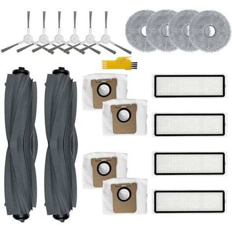 ALLIANDISFOREHILL Accessoires pour dreame L10s Ultra L10s Pro L10 Ultra xiaomi robot vacuum x20 plus Robot Aspirateur 20 Packs 2 Brosses principales, 4 Filtres, 6 Brosses latrales, 4 serpillires, 4 Sa (1/5)