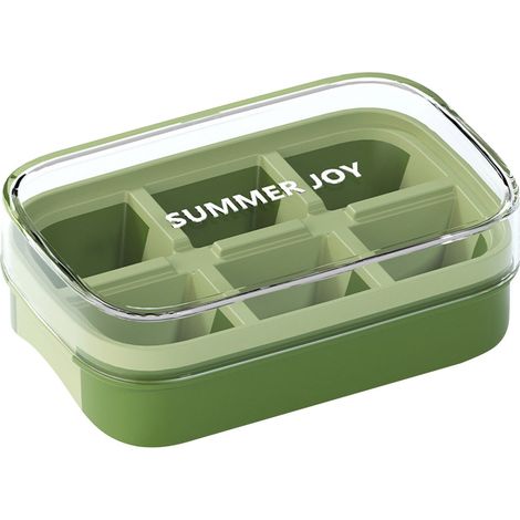 Cube À Glace - Moule À Glace Réutilisable En Silicone Alimentaire - Pour Réfrigérateur Ou Congélateur - 6 Compartiments - 1 Pièce (1/4)