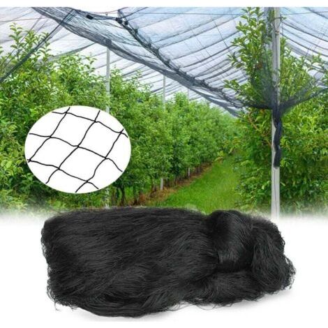 Vogelschutznetz 5 x 15 m, wiederverwendbares Anti-Taubennetz für Voliere, Hühnerstall, Hühner – schützt Gemüsegärten und Obst vor Schäden