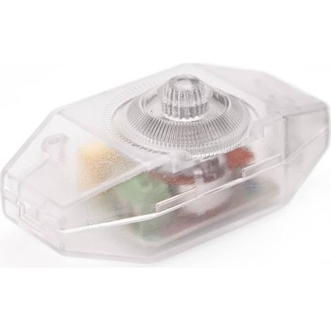 Potenciometro regulador de luz con Interruptor  Transparente (1/4)