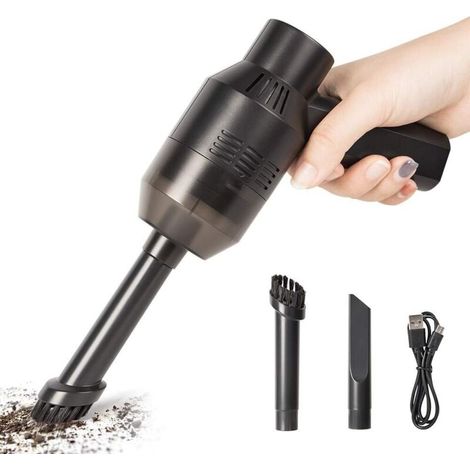 Mini Vacuum Cleaner, Computer Keyboard Vacuum, Cordless Handheld Vacuum Cleaner USB Rechargeable for Clean Computer, Home, Pet House and Car