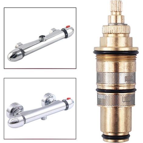 Cartouche thermostatique de douche avec noyau thermostatique, robinet de lavabo en laiton facile à installer, cartouche thermostatique pour lave-linge (1/3)