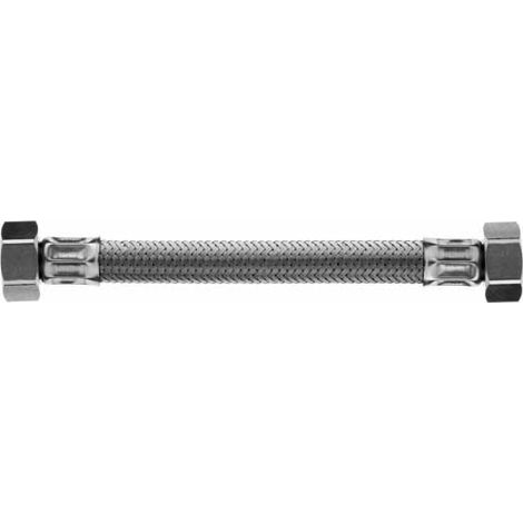 Flexible sanitaire inox DN13 Femelle 1/2 Femelle 3/4 - 300mm