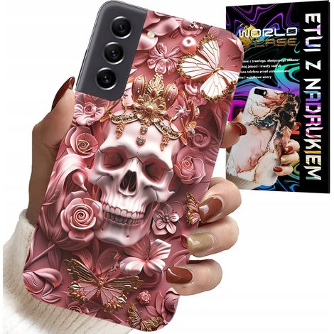 Custodia per Samsung Galaxy S22 Plus - motivi femminili e alla moda, teschi e rose (1/5)