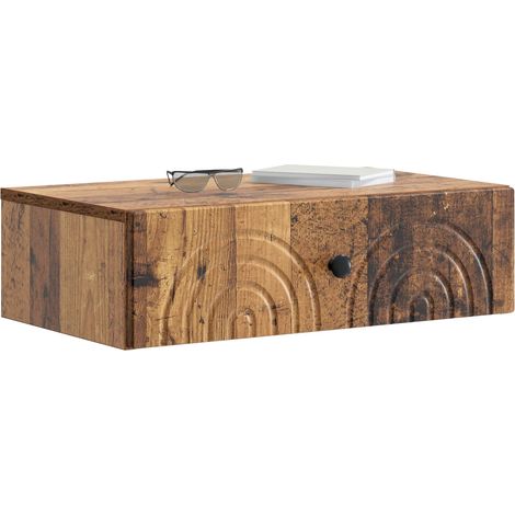 Maison Exclusive - Tavolino da Parete Laterale Legno antico 59 x 34,5 x 17 cm