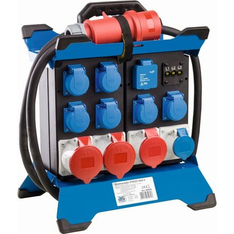 CEE-Standstromverteiler STECKY DUO 4 CEE-Stecker 400V,32 A,5-polig AS-SCHWABE