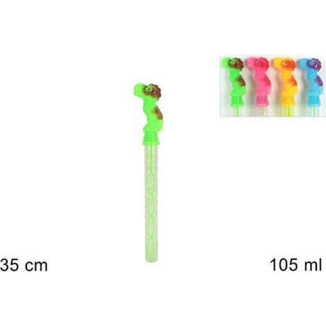 Trade Shop - Set 2 stücke Schwert Seifenblasen 105 ml Dinosaurier Spiel Spaß Kinder 35cm - (1/2)