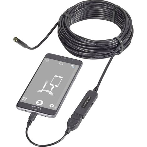 VOLTCRAFT VC-8919590 Endoscopio USB Ø sonda: 8 mm Lunghezza sonda: 9.85 m (1/5)
