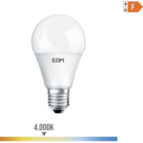 Bombilla standard led e27 12w 1154lm 4000k luz dia ø5,9x11,5cm edm (1/3)