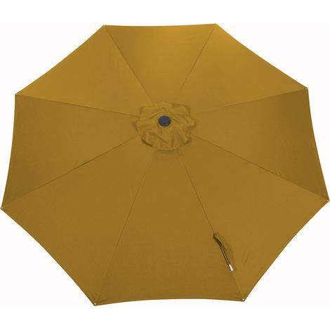 PROLOISIRS Toile Parasol Mat Droit 350/8 Polyester 200gr SD - Curry