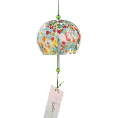 Carillons éoliens en verre japonais, cloches, attrape-soleil en verre faits main, anniversaire, Noël, Nouvel An, Saint-Valentin, Fête des Mères, Rentrée scolaire (1/5)
