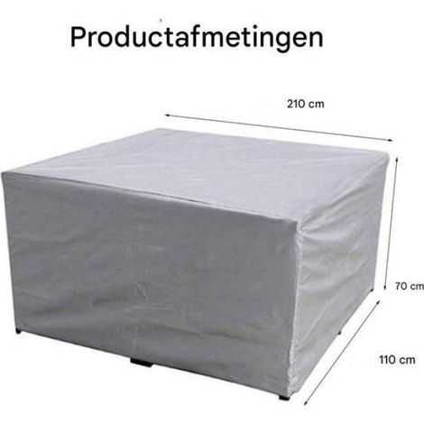 Housse imperméable pour banc de jardin - Housse de protection pour banc de jardin - ImperméableMobilier de jardin durable - 1 pièce (1/5)