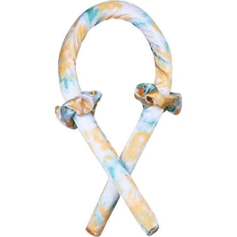 Ensemble de bigoudis pour cheveux, accessoire de coiffure professionnel, pour des cheveux doux et brillants.-Yellow Blue (1/5)