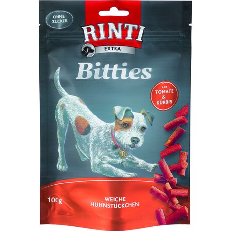 Rinti Extra Bitties Hundesnack 100 g Huhn, Tomate & Kürbis Hundeleckerlis