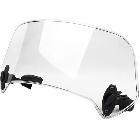 Transparente, universelle, verstellbare Motorrad-Windschutzscheibenverlängerung mit Spoiler und Luftabweiser (1/5)