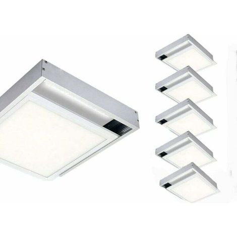 Kit en Saillie pour Dalle LED Slim 60x60 - Pack de 6 / Alu - SILUMEN