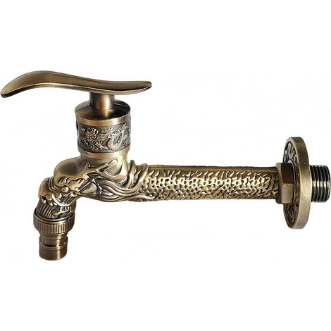 Robinet Mural Jardin Eau Froide Antique (1/5)