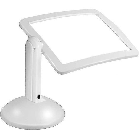 Lente d'ingrandimento rettangolare 3x con luce LED per libri, ipovedenti, anziani, cucito, gioielli, lettura. (1/5)