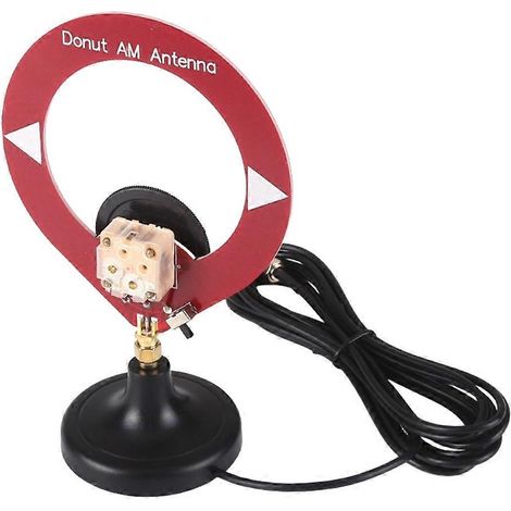 Antenne cadre Donut AM/MW 500–2000 kHz à résonance haute impédance avec base SMA (1/5)
