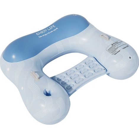 Blueberry Smoothie Floating Sofa – Lit Gonflable pour Piscine et Eau, 90 × 101 cm, Fauteuil Flottant Extérieur, Canapé Aquatique Fraîcheur Été, Matériau Étanche et Résistant