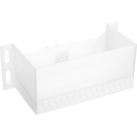 Bac Récupérateur de Gouttes pour Climatiseur en Plastique Blanc Vis, Installation Facile, Design Compact pour Unité Extérieure et Tube Cuivre, Usage Camping (1/5)