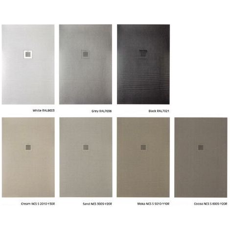 SANYCCES STRATO Rechteckige Duschwanne 120 x 80 cm beige Ablauf in chrom (1/5)