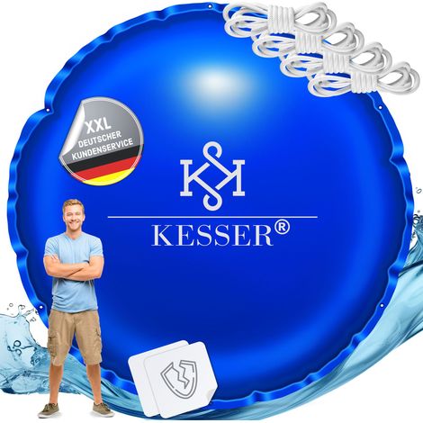 KESSER® Poolkissen Winter Poolabdeckung mit Doppelnaht Whirpools Luftkissen Pool Abdeckung Überwinterung Abdeckung Einbaupools Winter PVC wasserdicht & UV-beständig mit 4x Seile (1/5)